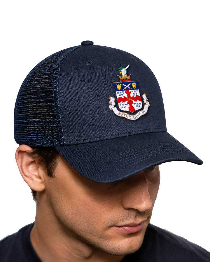Unisex Heritage Trucker Hat (Navy)