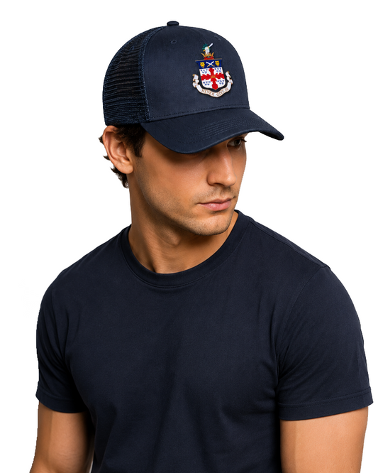 Unisex Heritage Trucker Hat (Navy)