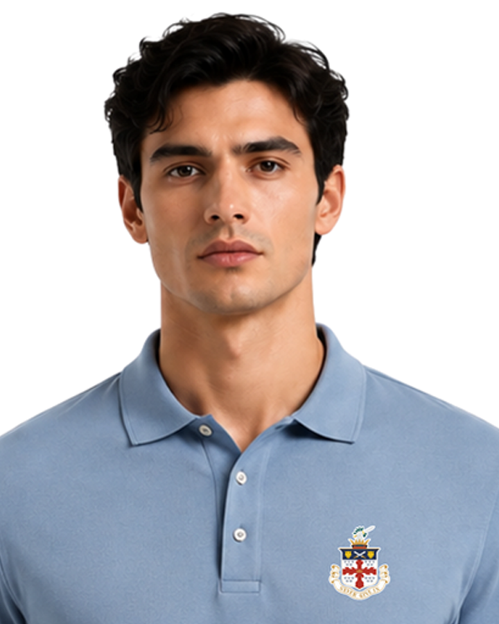 Men’s Polo Shirt - Dusty Blue