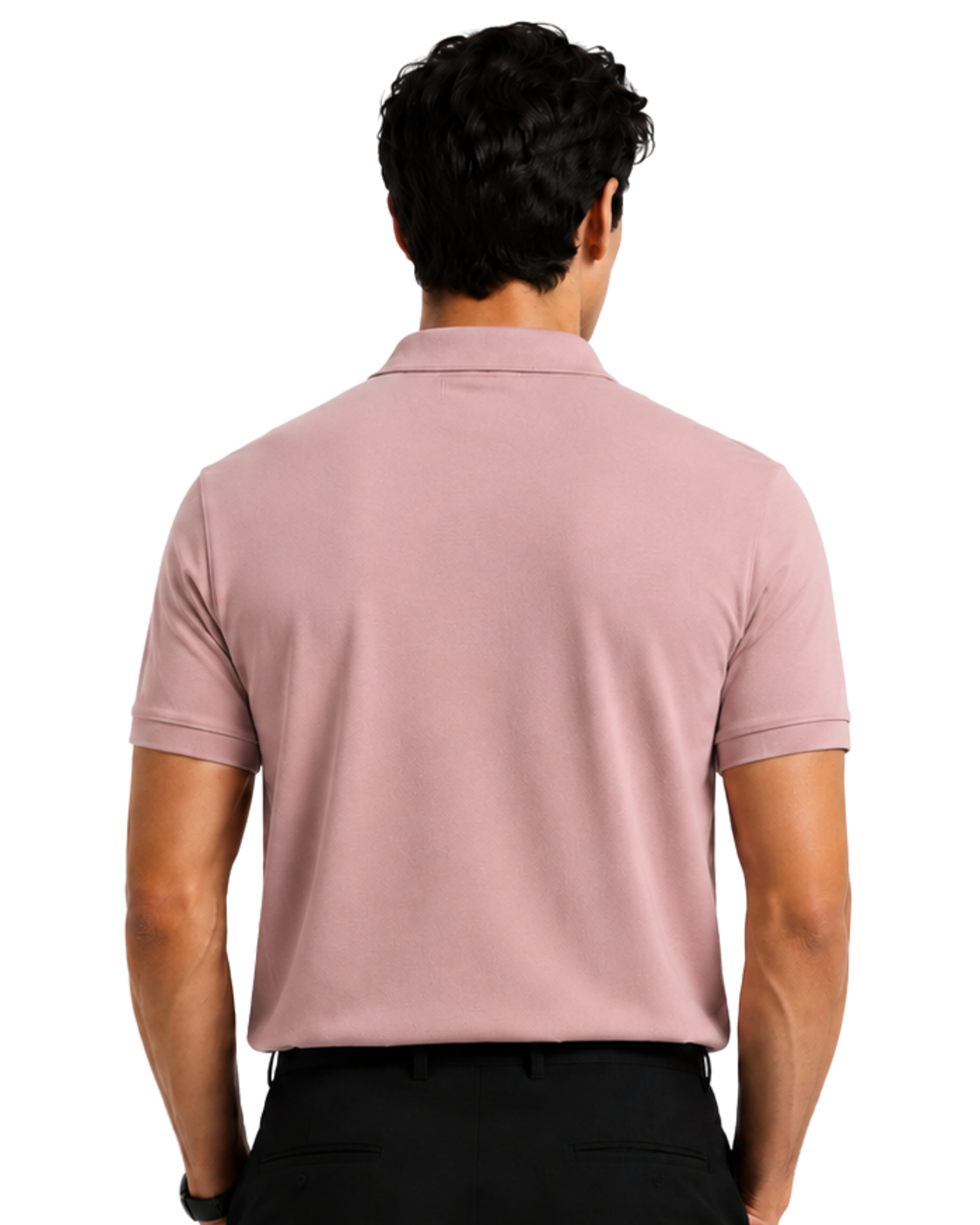 Men’s Polo Shirt - Dusty Pink