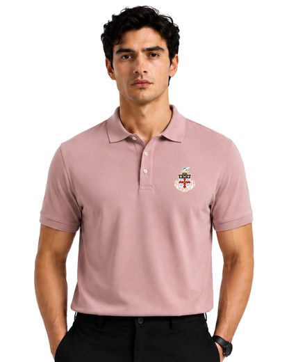 Men’s Polo Shirt - Dusty Pink